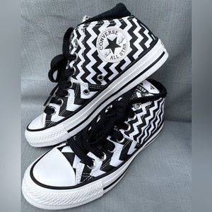 Converse Wmns Chuck Taylor All Star Madison Mid 'Zigzag - Black White' 565388F